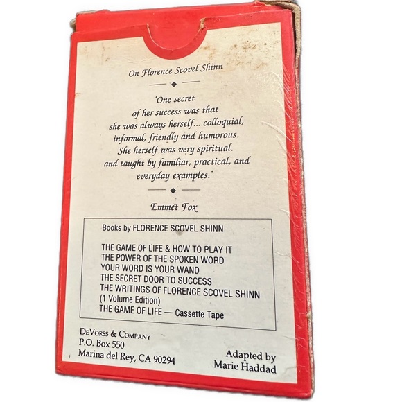 The Game of Life & How To Play It Florence Scovel Shinn Affirm Inspiring Cards - Picture 6 of 12